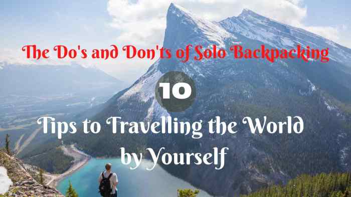 Backpacking packing self